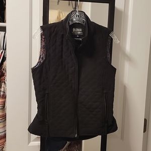 Black quilted vest - Small